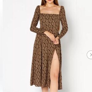 Floral Long Sleeve Dress